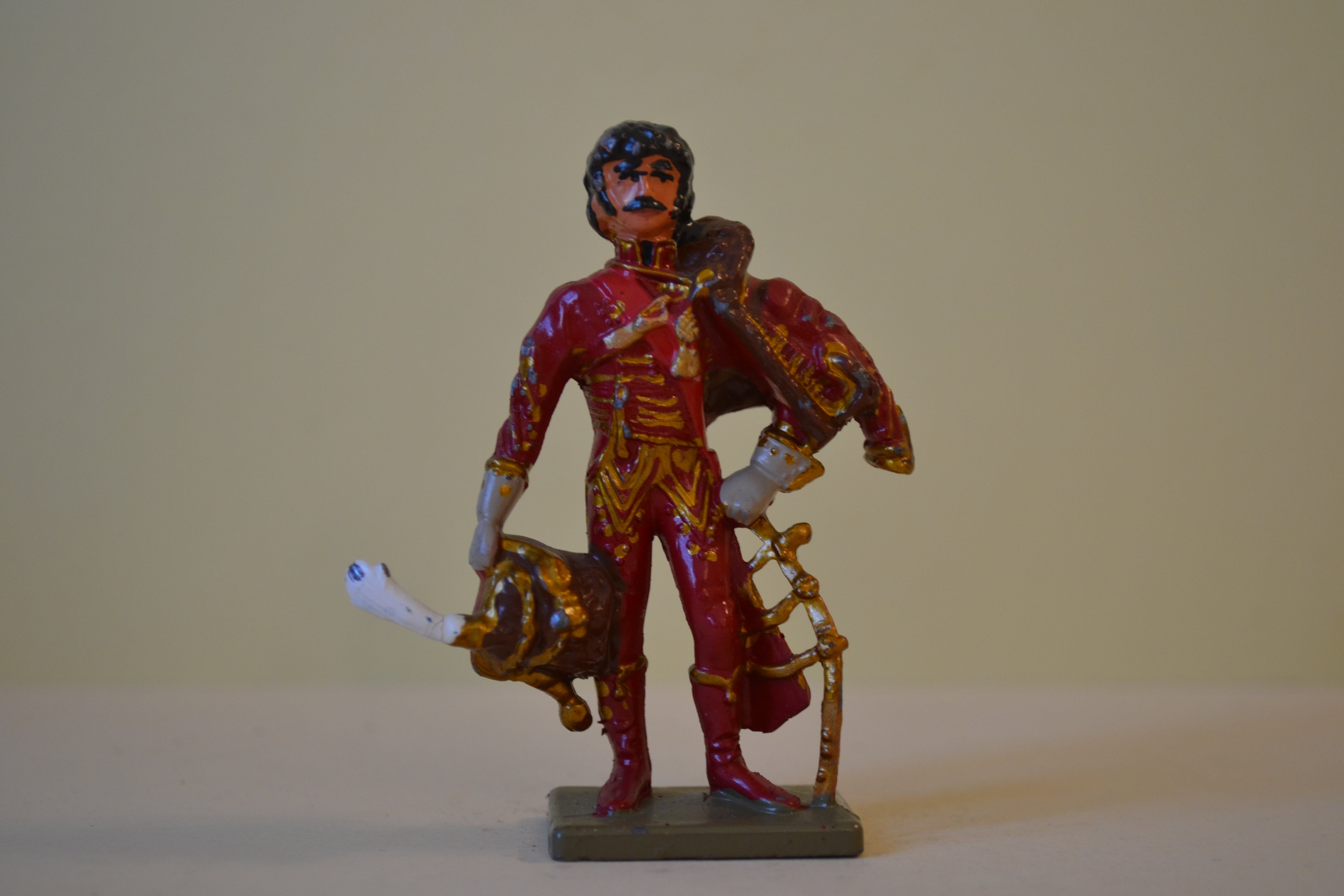 Figurine Starlux 1:32 - Napoléon / Murat En Tenue Rouge N°4 - Premier Empire, Plomb Peint - Occasion
