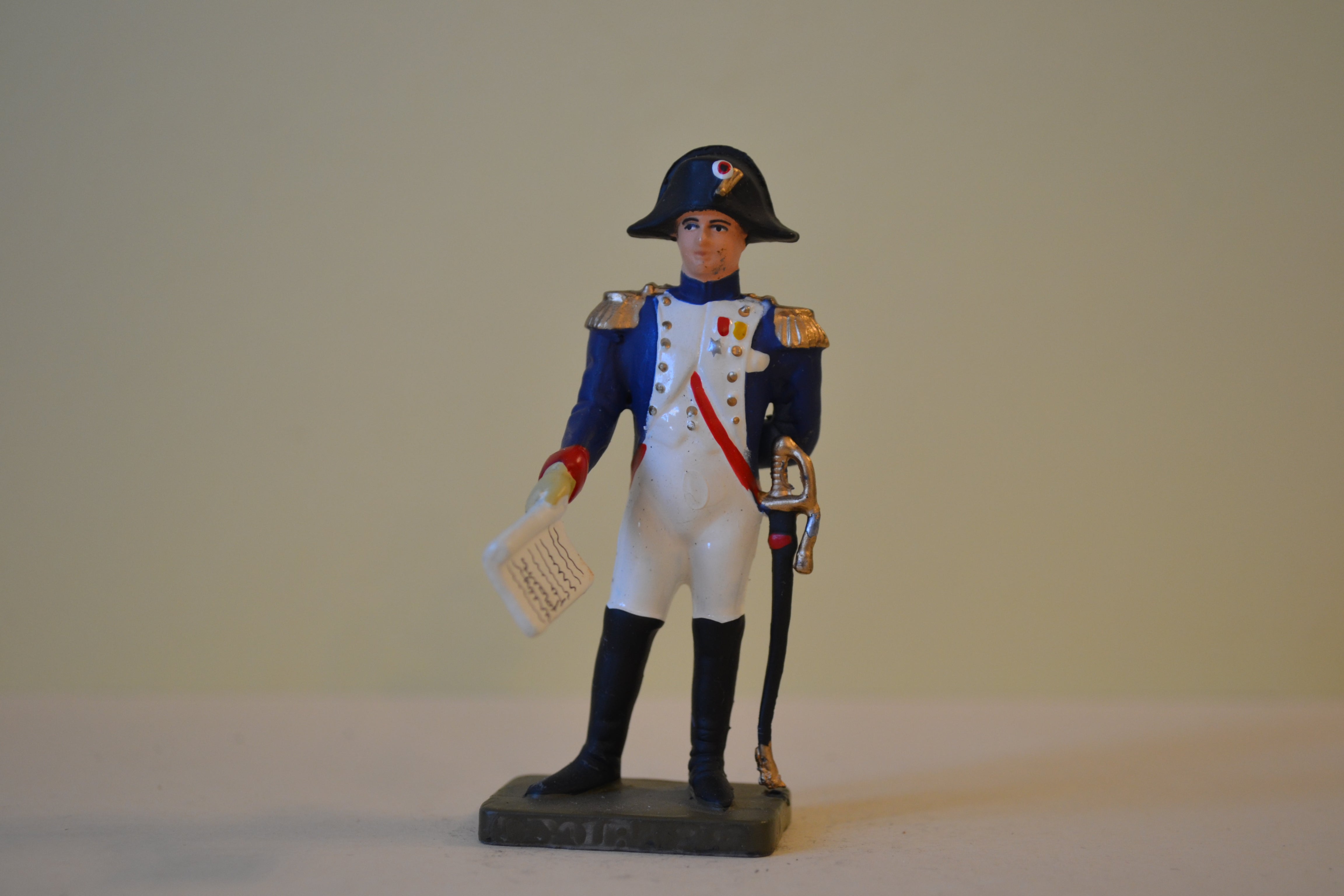 Figurine Starlux - Napoléon 1er à Cheval - 1er Empire - Échelle 1:32 (60mm) - Fabrication Française