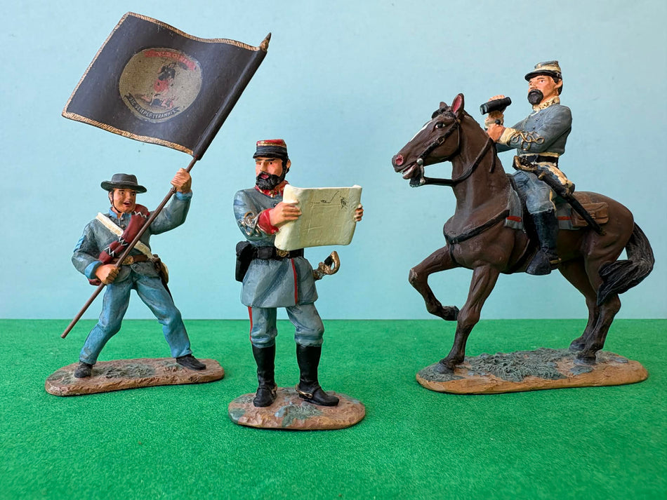Britains American Civil War Gettysburg Confederate Command Set 17224