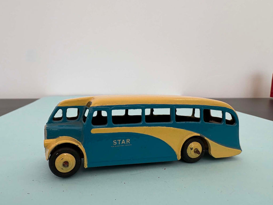 Vintage Dinky Toys 29E Single Decker Bus - Cream and Blue