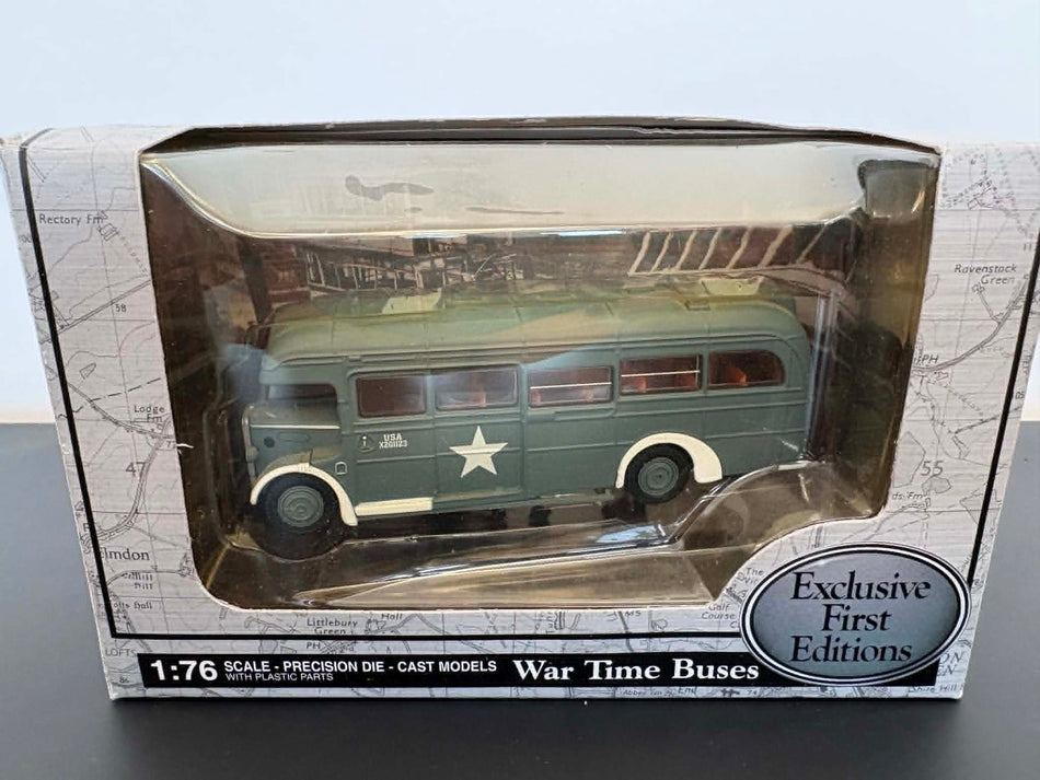 Exclusive First Editions EFE Wartime Buses 99201 AEC Regal 10T10 U S Army Red Cross Bus