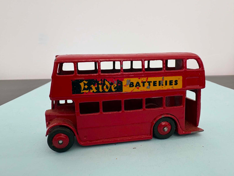 Dinky 291 Type 3 Double Decker Bus Exide Batteries
