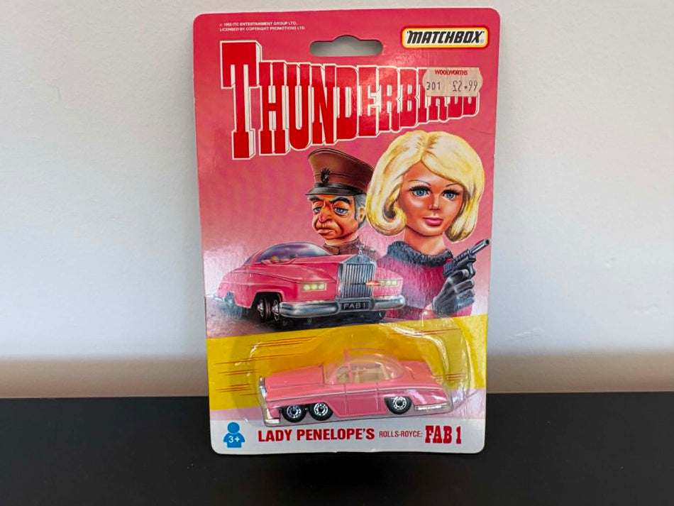 Matchbox Thunderbirds Lady Penelopes FAB1 Rolls Royce MIB