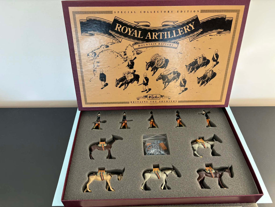 Britains 8857 Royal Artillery Mountain Battery Boxed