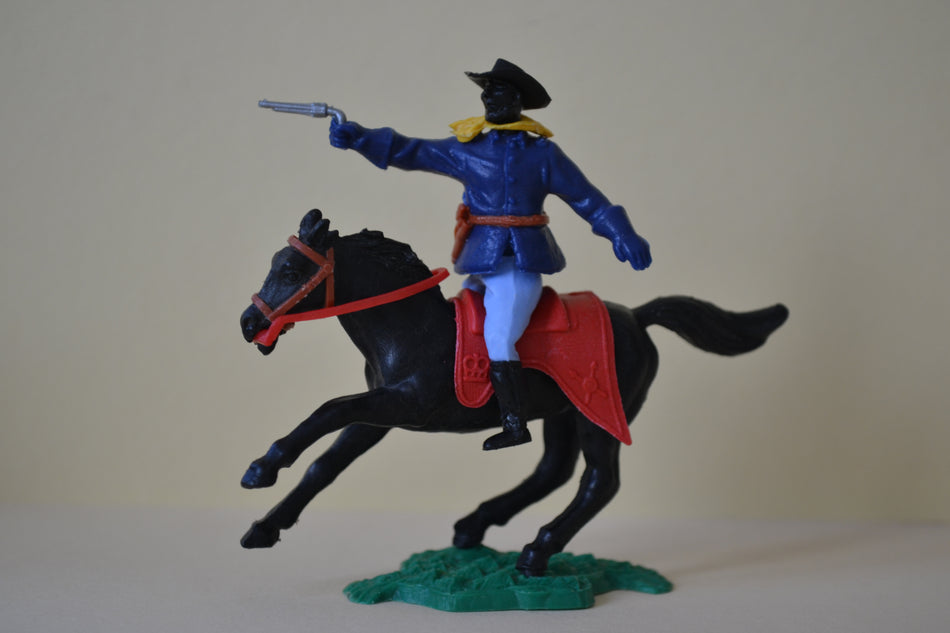 Timpo Union Mounted Officer RARE Black Head