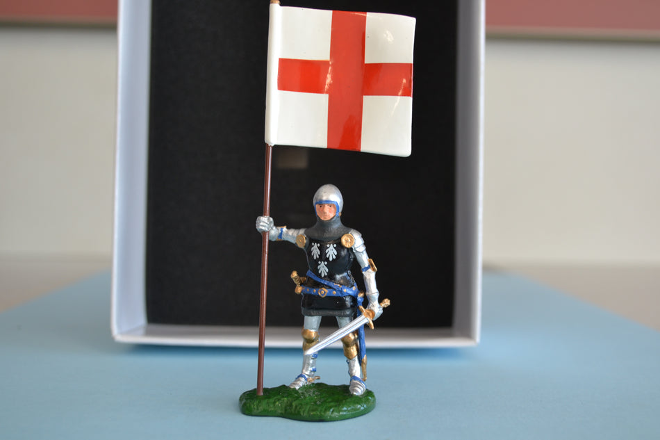 Britains Knights 41097 Sir Thomas Strickland with Banner of St George