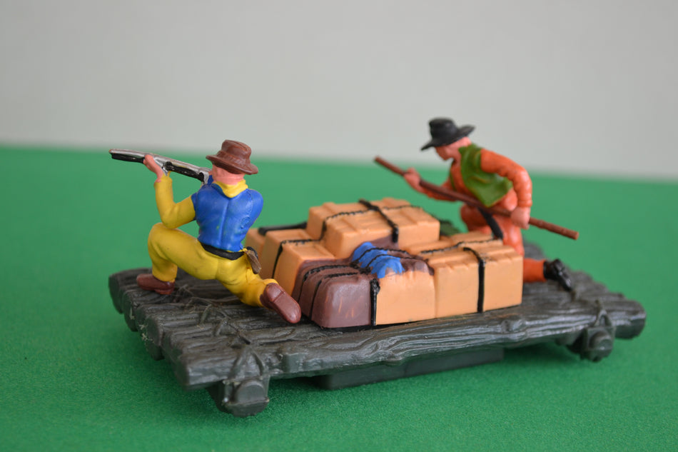 Britains Herald Cowboys on Raft