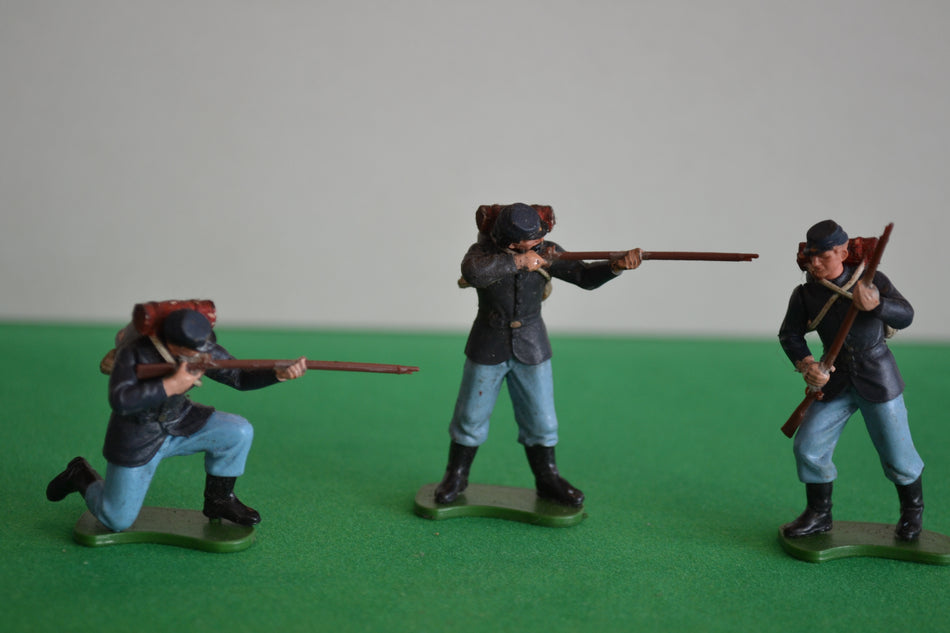 Britains Swoppets ACW Union Infantry Set of 3