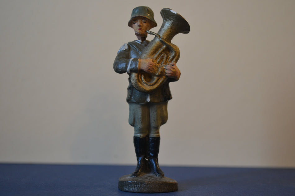 Elastolin German Infantry Band Tuba Player