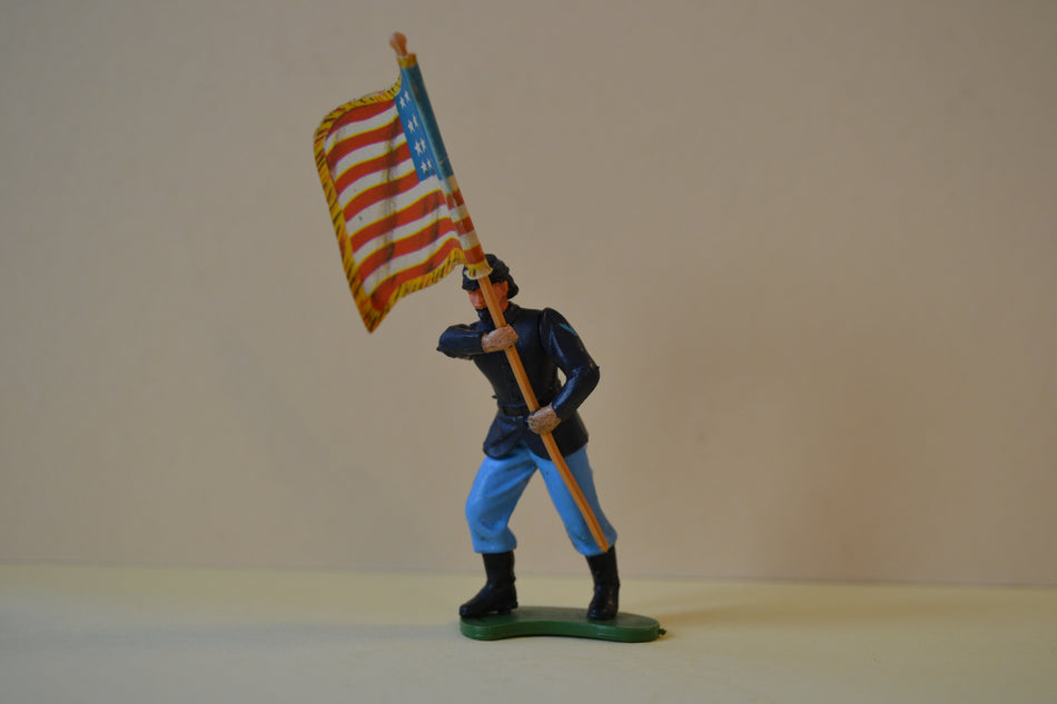 Britains Swoppets ACW Union Flag Bearer