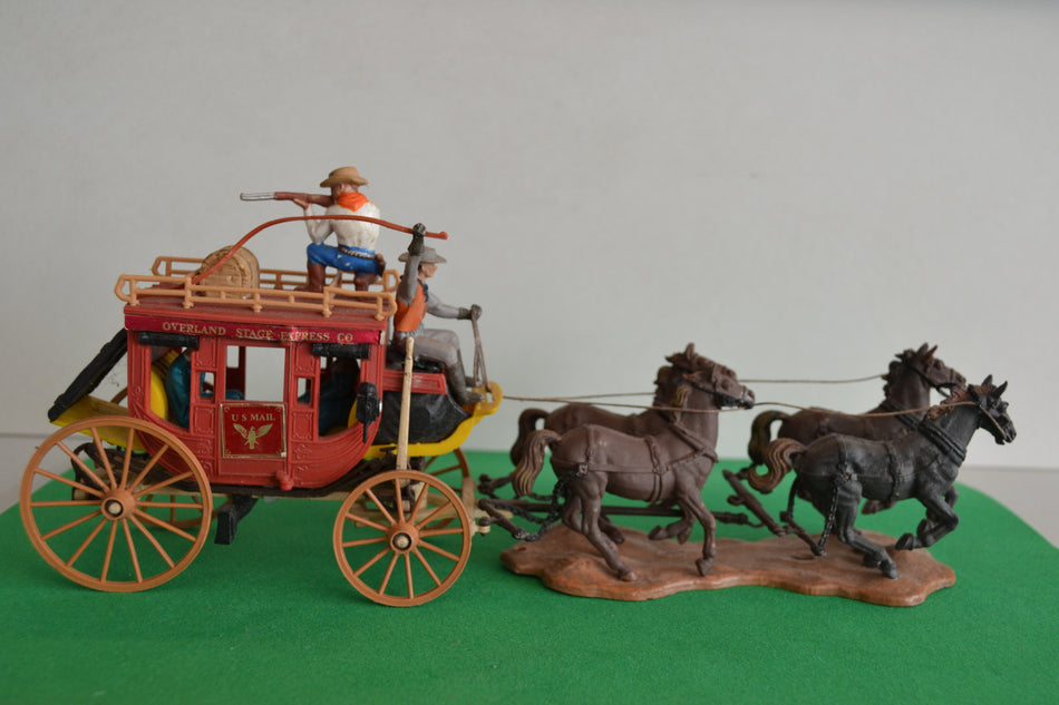 Vintage Britains Herald Overland Stagecoach