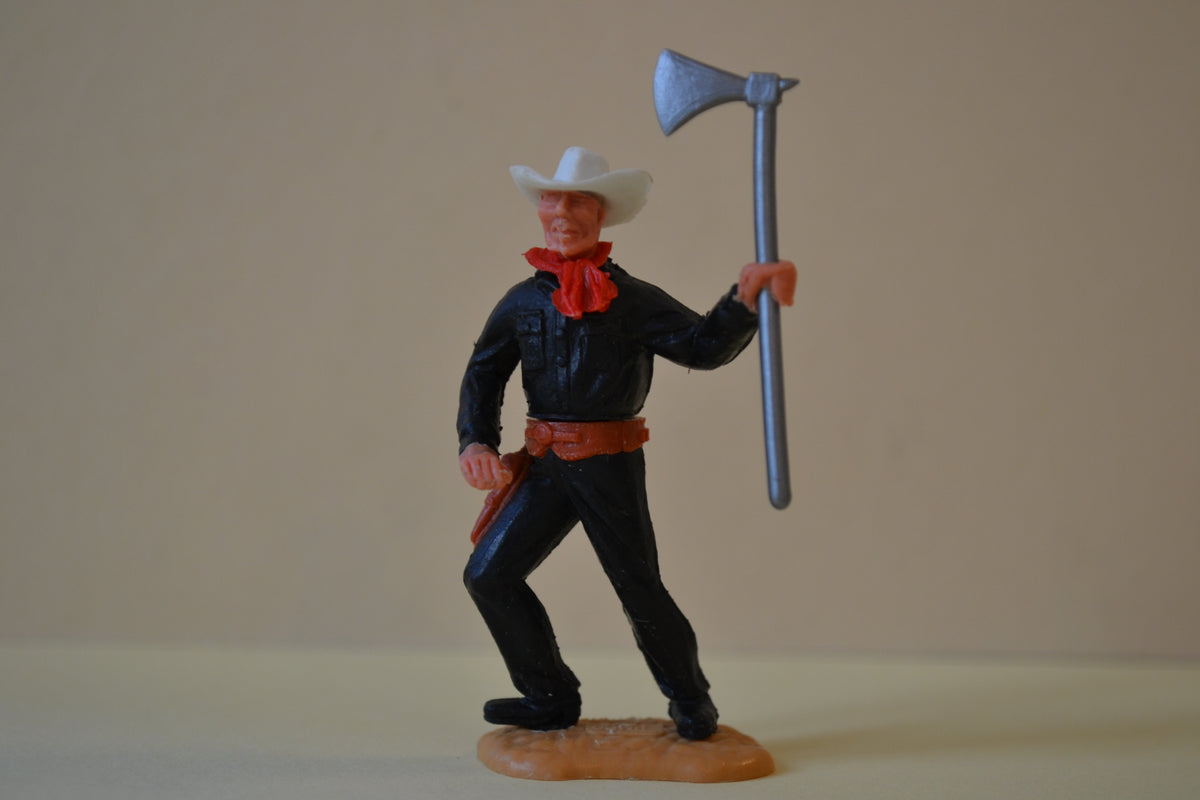 Timpo Fire Engine Timpo Cowboy fireman – Minitroops