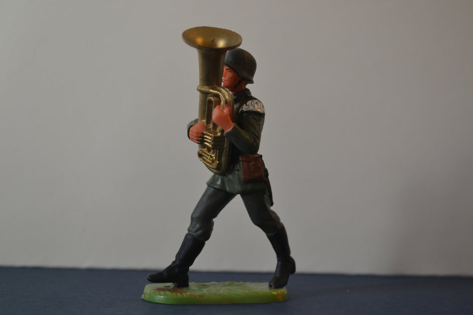 Elastolin German Infantry Band Tuba Player