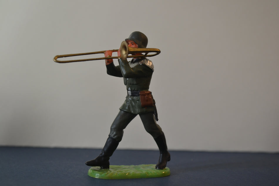 Elastolin German Infantry Trombone Player