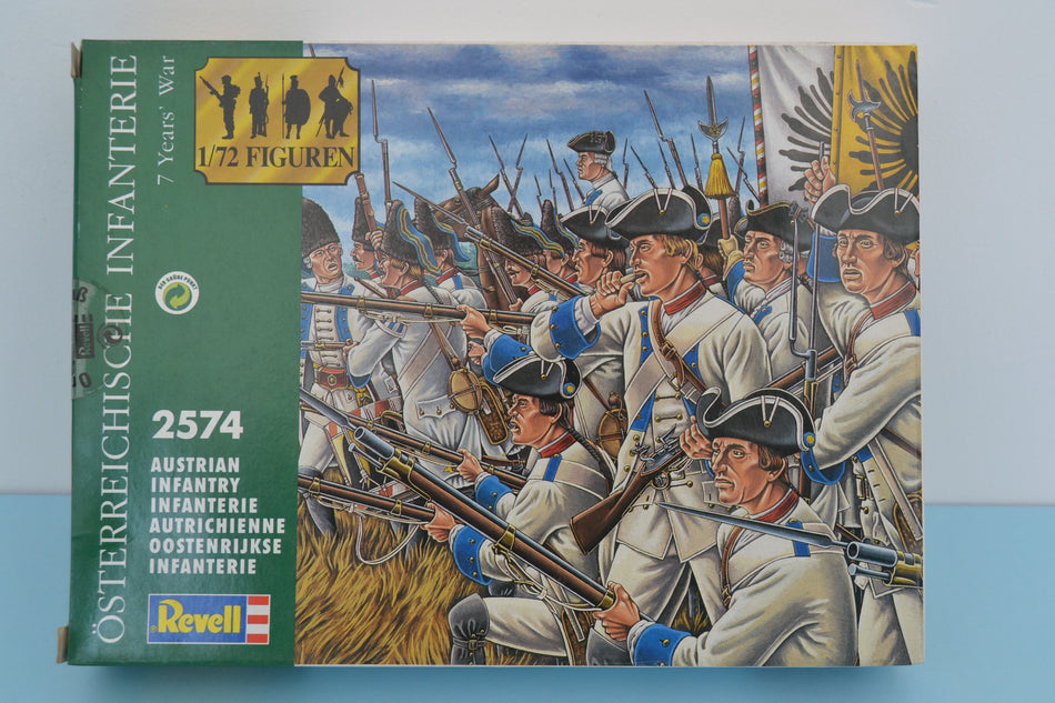 Revell 1/72 7 Years War Austrian Infantry boxed on sprue