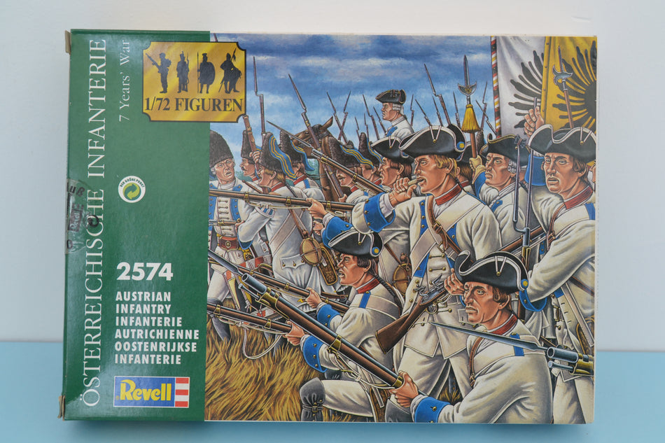 Revell 1/72 7 Years War Austrian Infantry boxed on sprue