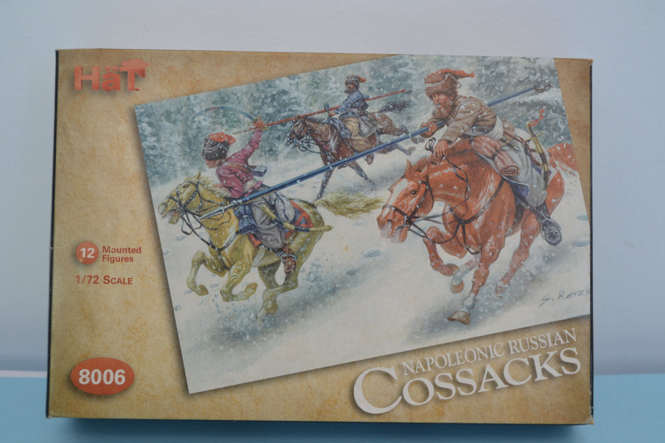 HaT 1/72 Napoleonic Russian Cossacks boxed on sprue