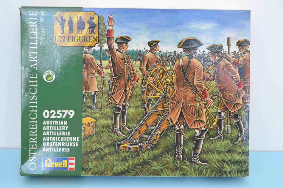 Revell 1/72 7 Years War Austrian Artillery boxed on sprue