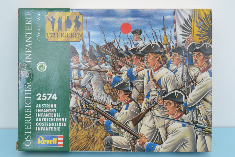 Revell 1/72 7 Years War Austrian Infantry boxed on sprue