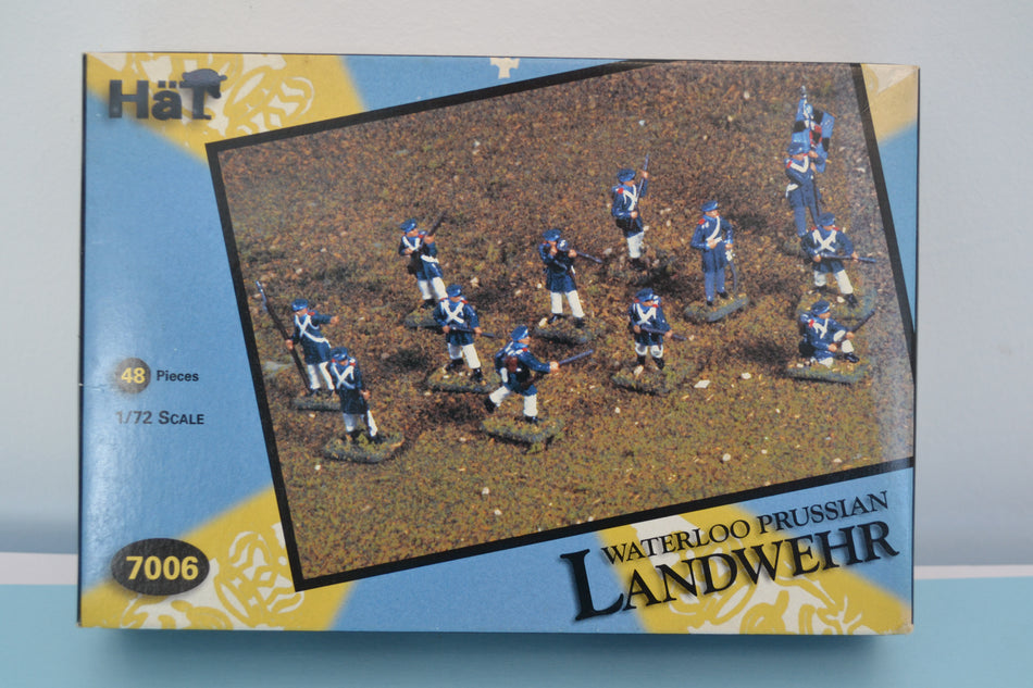 HaT 1/72 Waterloo Prussian Landwehr boxed on sprue