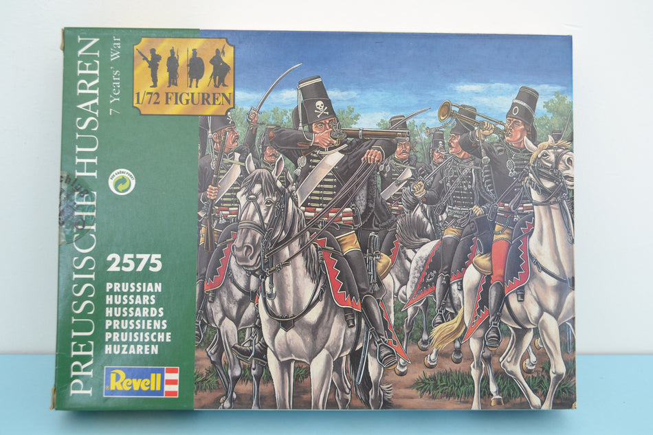 Revell 1/72 7 Years War Prussian Hussars boxed on sprue