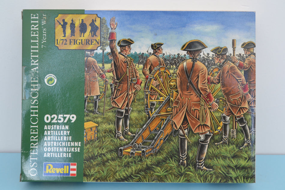 Revell 1/72 7 Years War Austrian Artillery boxed on sprue