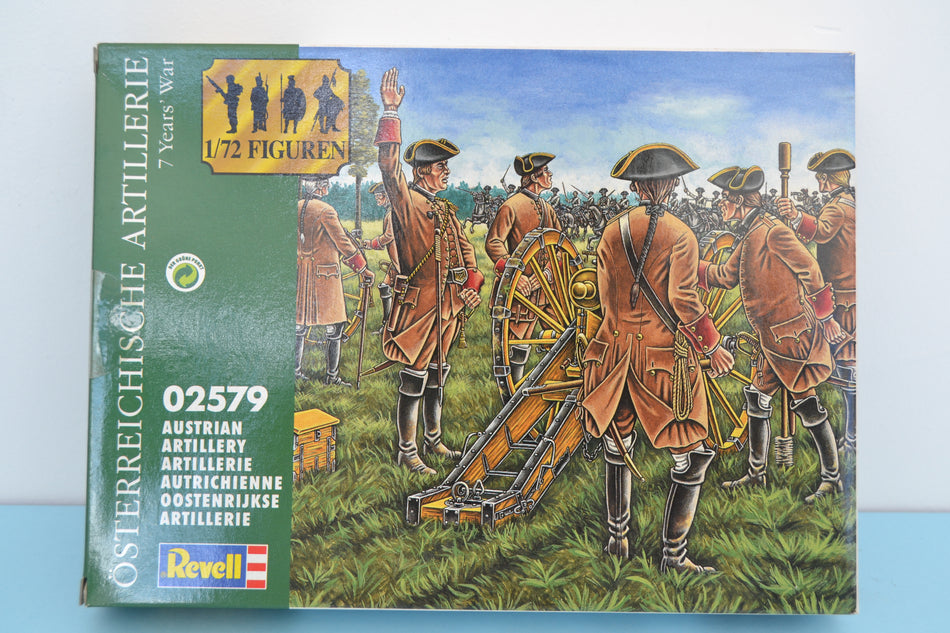 Revell 1/72 7 Years War Austrian Artillery boxed on sprue