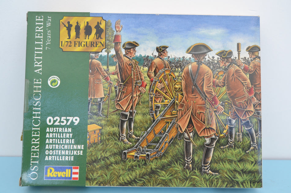 Revell 1/72 7 Years War Austrian Artillery boxed on sprue