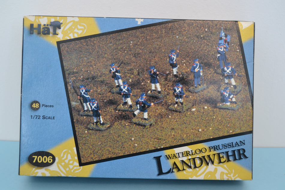 HaT 1/72 Waterloo Prussian Landwehr boxed on sprue