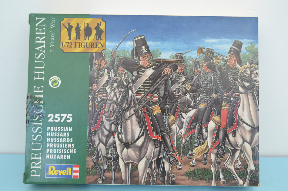 Revell 1/72 7 Years War Prussian Hussars boxed on sprue