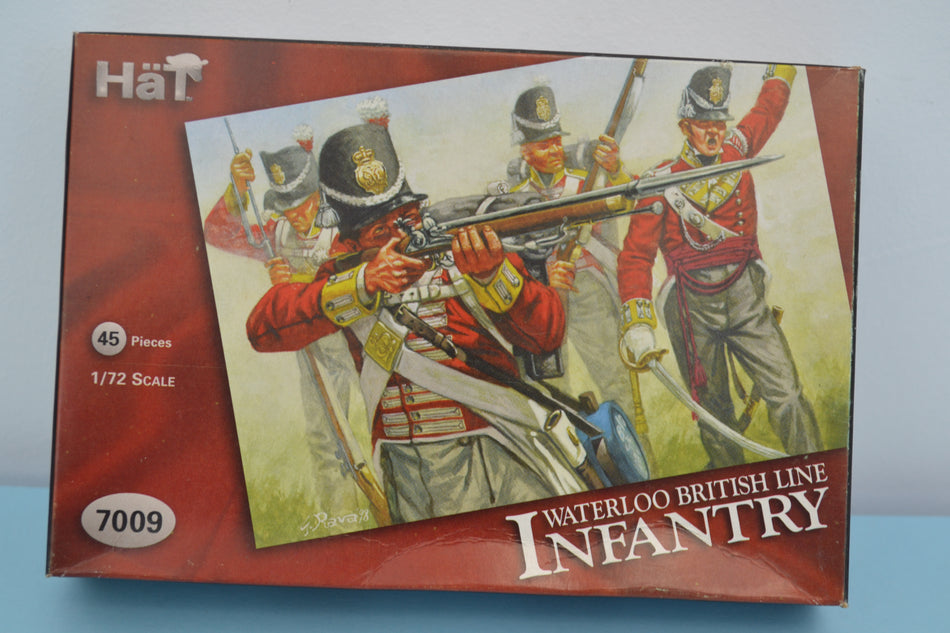 HaT 1/72 Waterloo British Line Infantry boxed on sprue