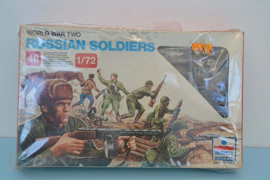 Esci 1/72 WW2 Russian Soldiers boxed on sprue