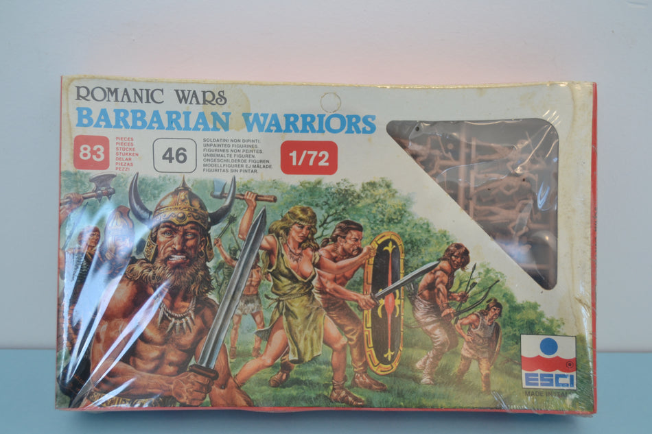 Esci 1/72 Barbarian Warriors boxed on sprue