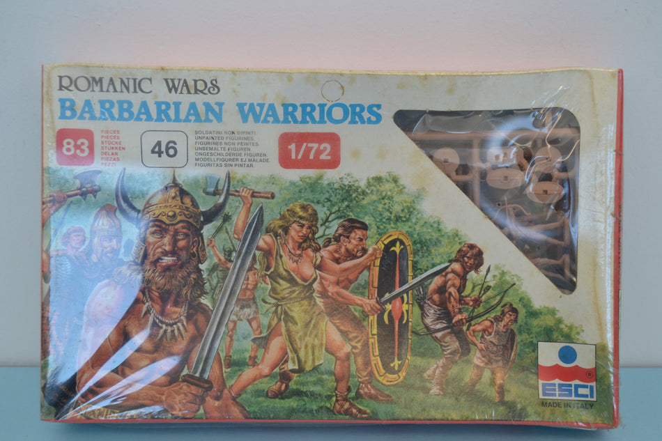 Esci 1/72 Barbarian Warriors boxed on sprue