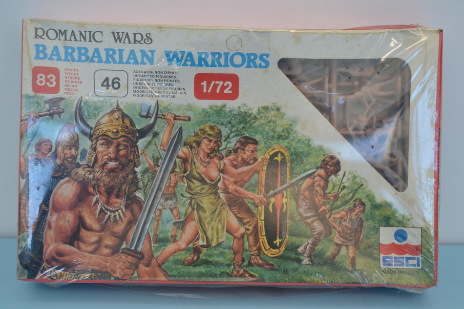 Esci 1/72 Barbarian Warriors boxed on sprue