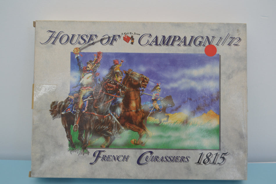 A Call to Arms 1/72 French Cuirassiers 1815 boxed on sprue