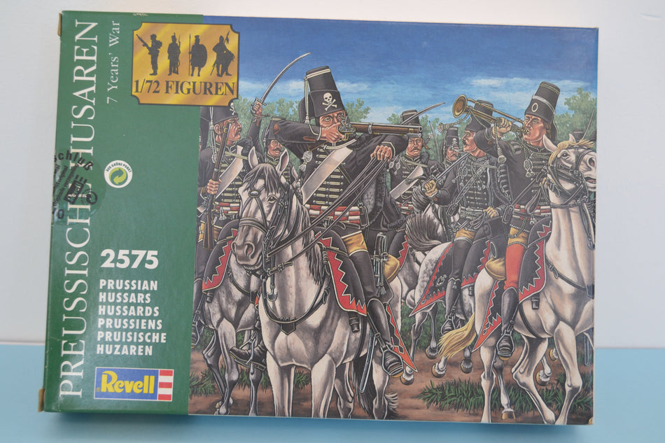 Revell 1/72 7 Years War Prussian Hussars boxed on sprue