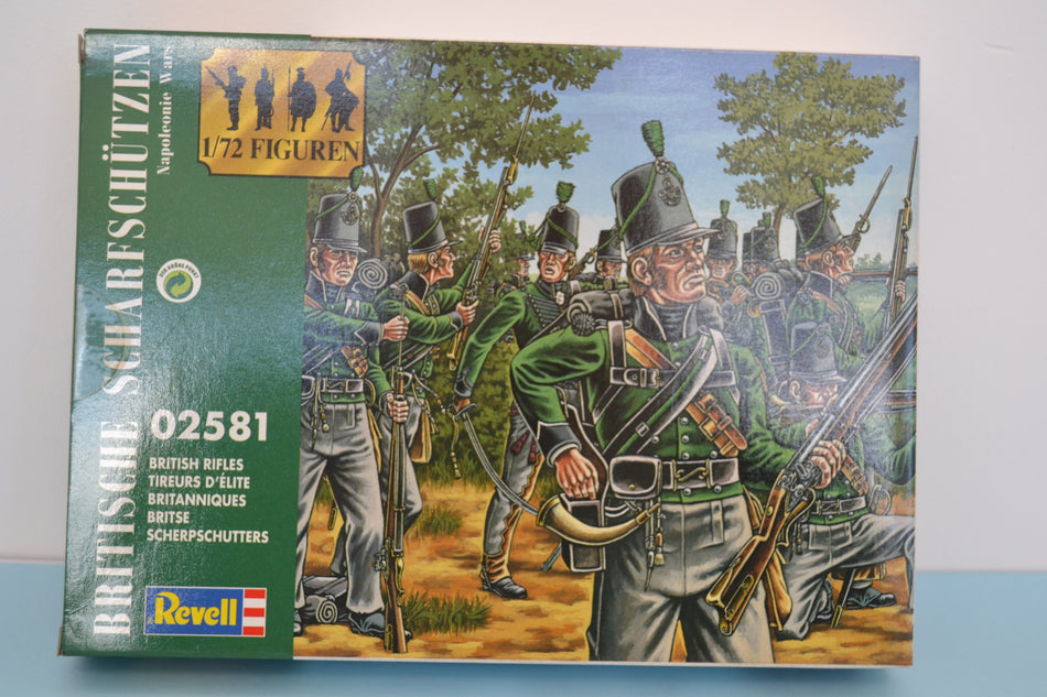 Revell 1/72 Napoleonic Wars British Rifles boxed on sprue