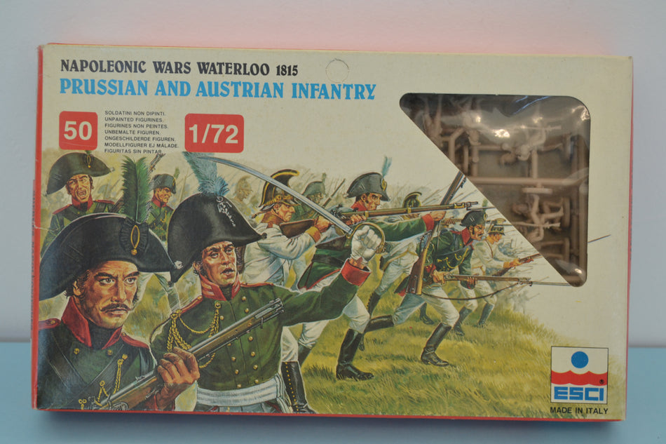 Esci 1/72 Napoleonic Wars Prussian and Austrian Infantry boxed on sprue