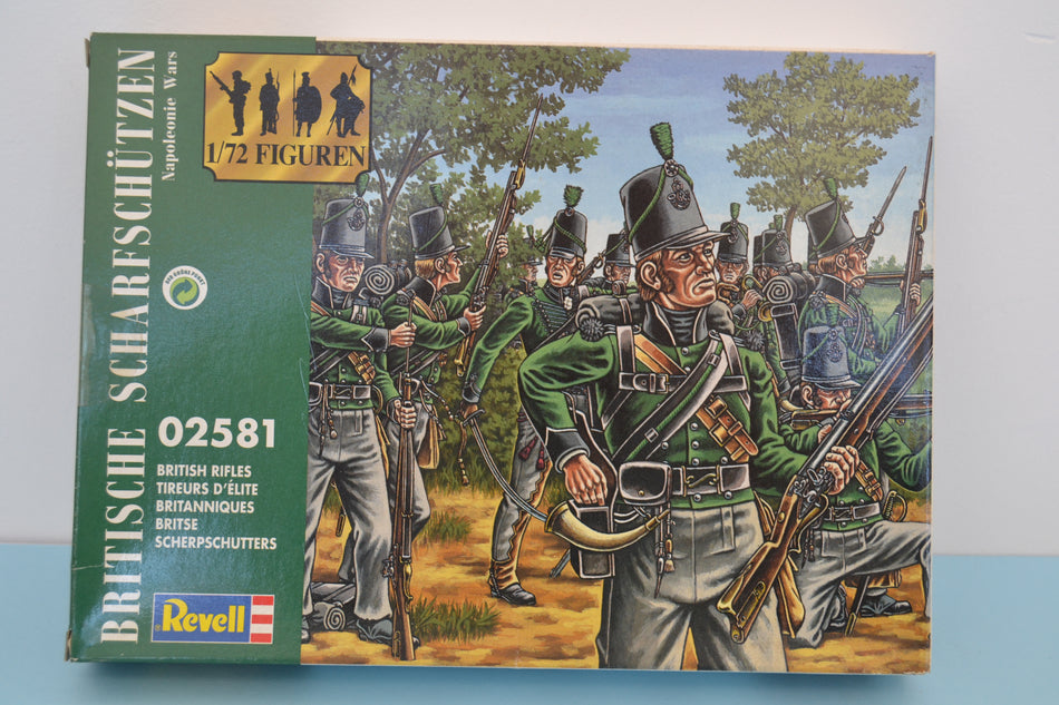 Revell 1/72 Napoleonic Wars British Rifles boxed on sprue