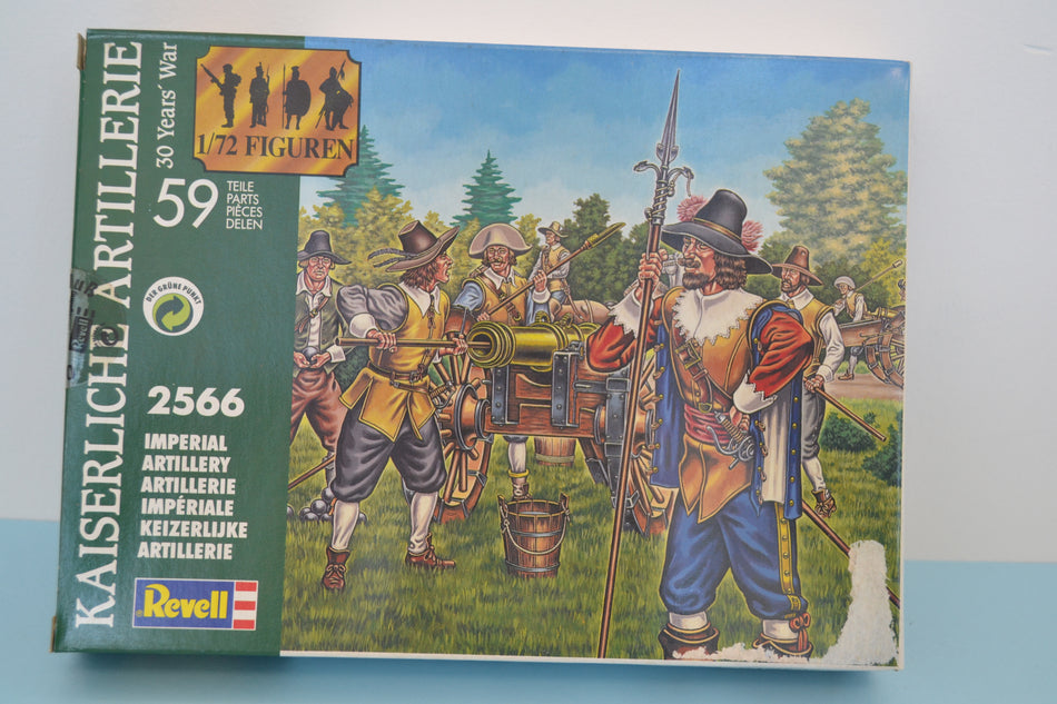 Revell 1/72 30 Years War Imperial Artillery boxed on sprue