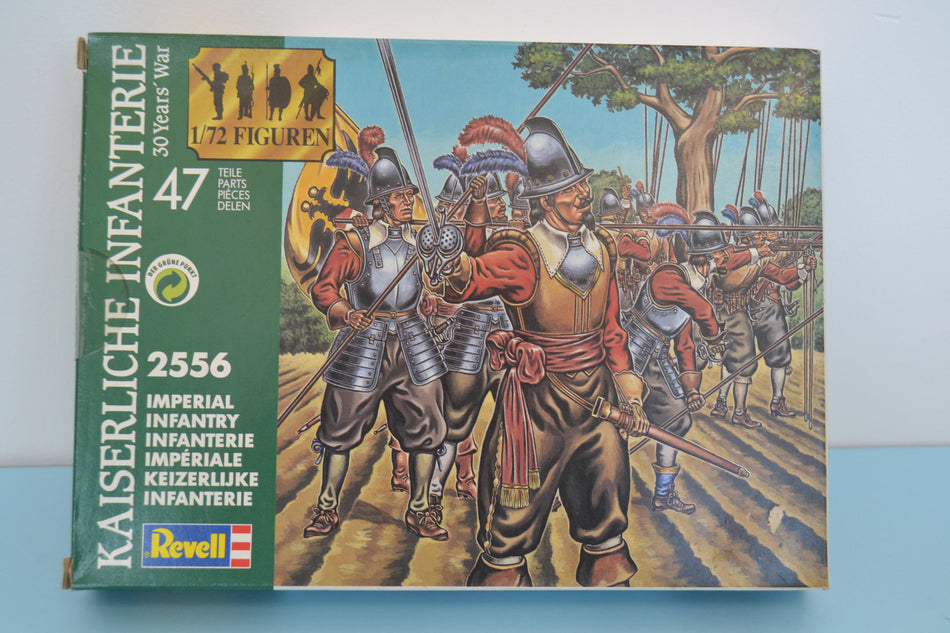 Revell 1/72 30 Years War Imperial Infantry boxed on sprue