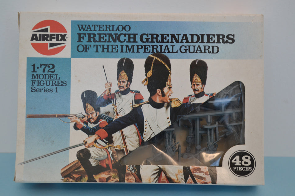 Airfix 1/72 Waterloo French Grenadiers of the Imperial Guard  On Sprue White Box