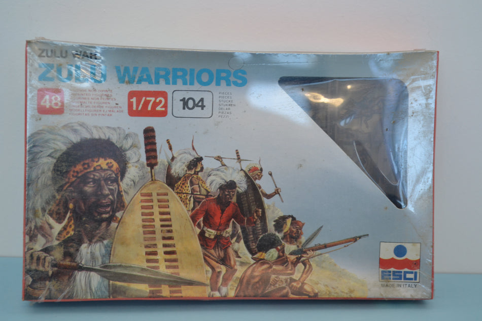 Esci 1/72 Zulu Warriors Sealed Box