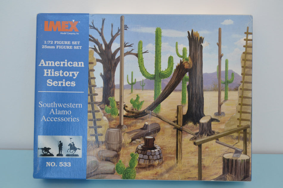 Imex 1/72 Southwestern Alamo Accessories boxed on sprue