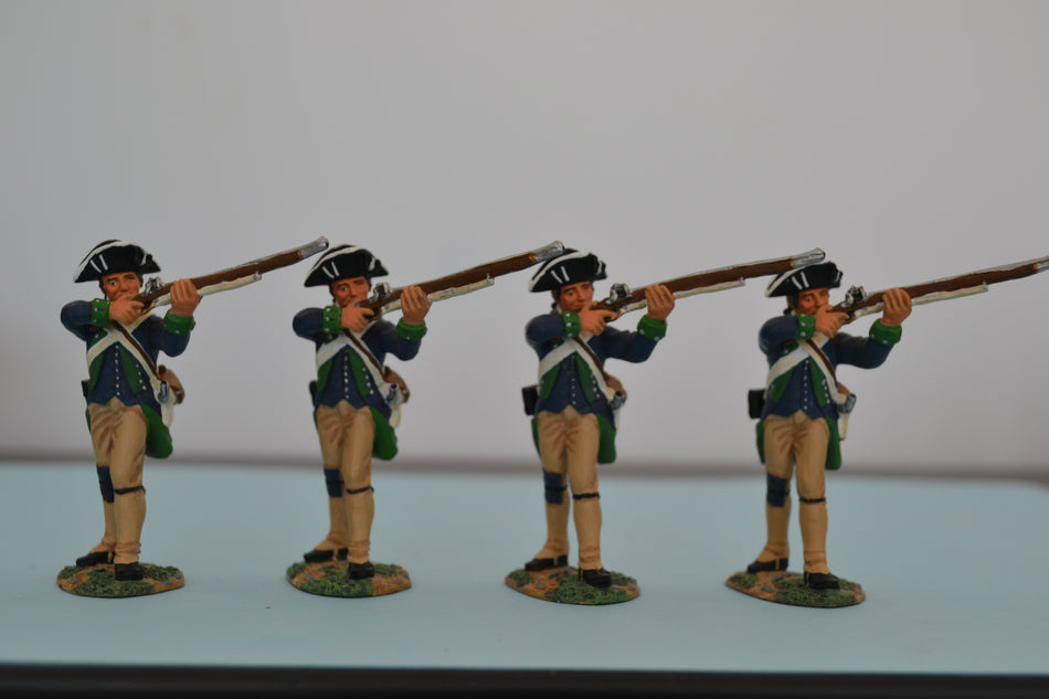 Britains American Continental Army Firing American Revolution Series