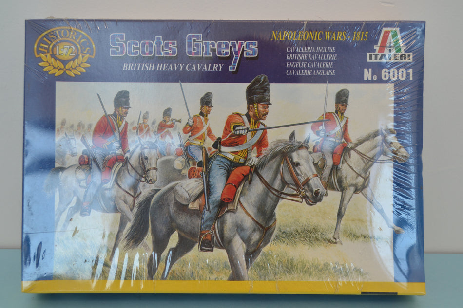 Italeri 1/72 Napoleonic Wars Scots Greys British Heavy Cavalry sealed box