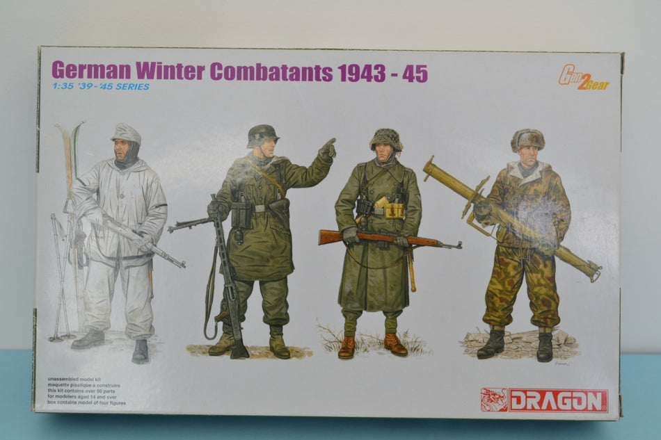 Dragon 1/35 German Winter Combatants 1943-45 boxed on sprue