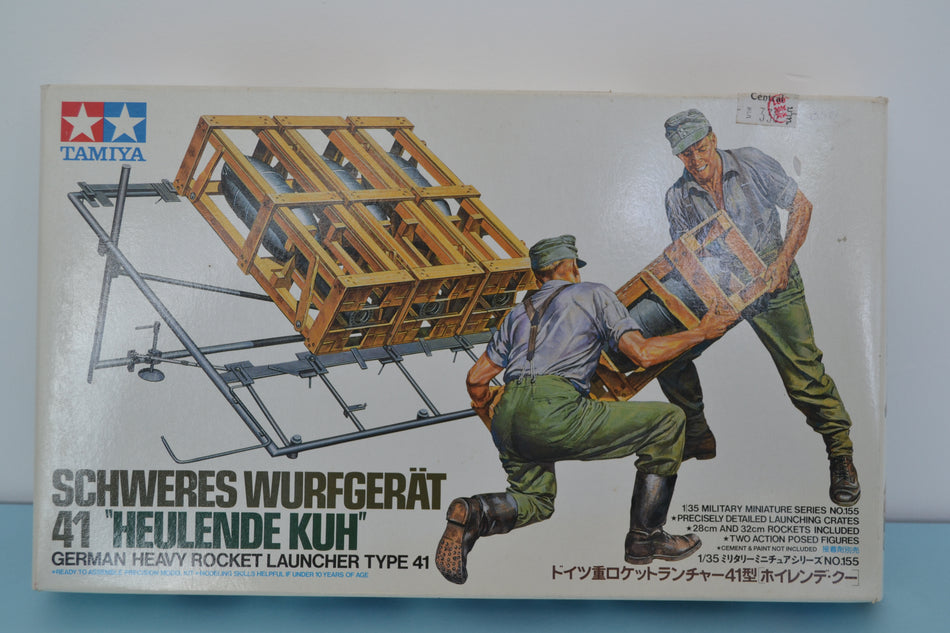 Tamiya 1/35 German Heavy Rocket Launcher Type 41 boxed on sprue