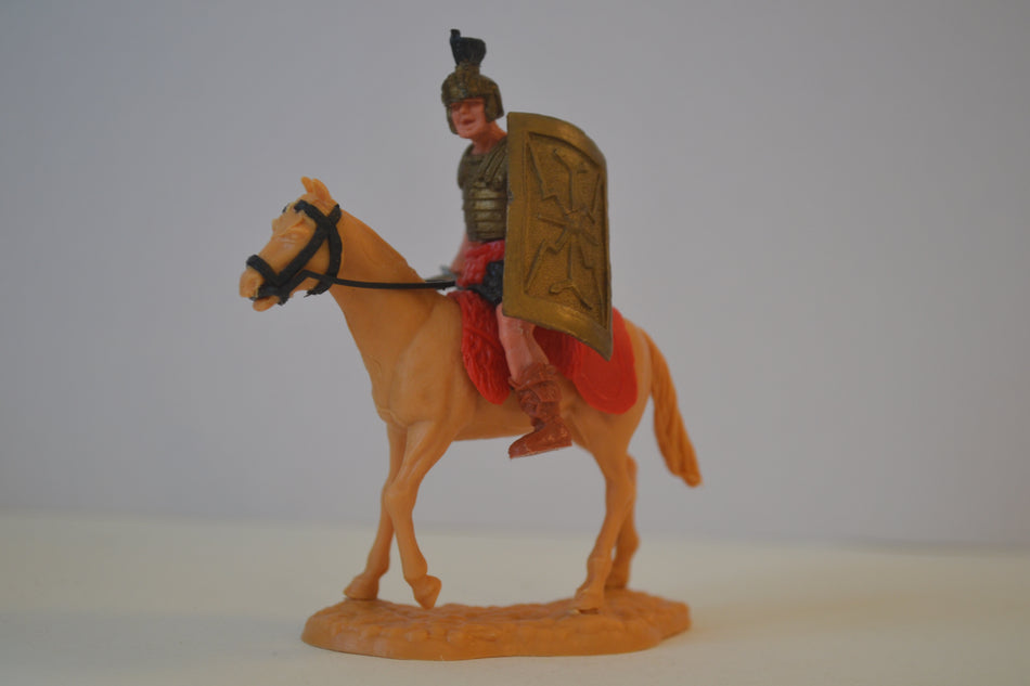 Timpo Mounted Roman Legionnaire on Rare Walking Horse